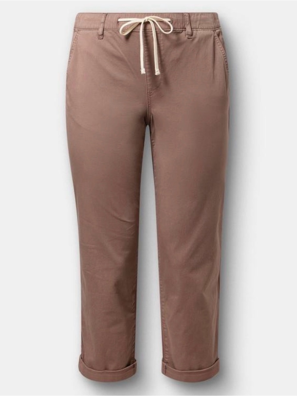 Torrid Weekend Mid-Rise Twill Straight Pant.
